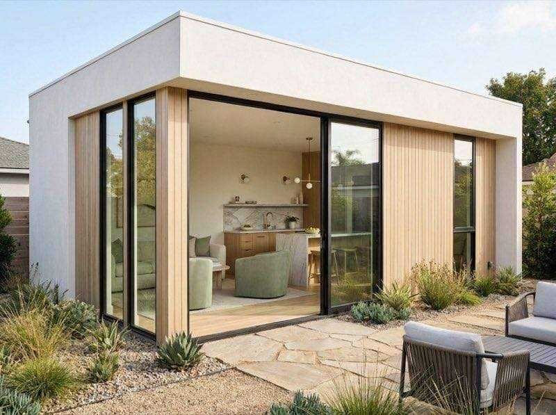 Backyard ADU design concept in San Diego